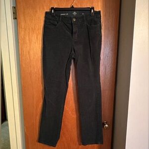 St John’s Bay Teal Corduroy Straight Leg Bootcut Pants